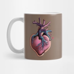 Abstract heart drawing Mug